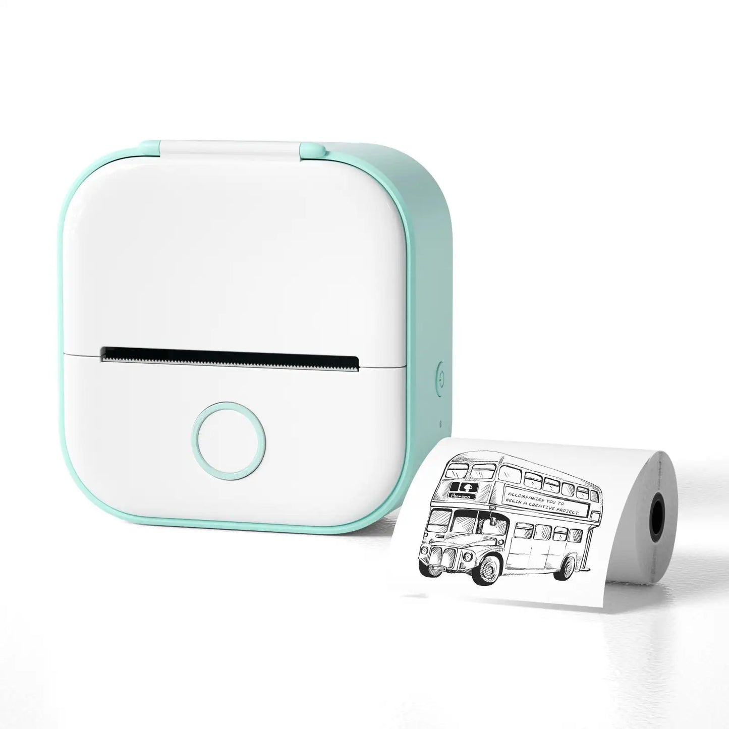 Mini Pocket Printer, Portable Mini Thermal Printer, Wireless Bluetooth Photo Printer, Portable Sticker Printer Diy Scrapbook