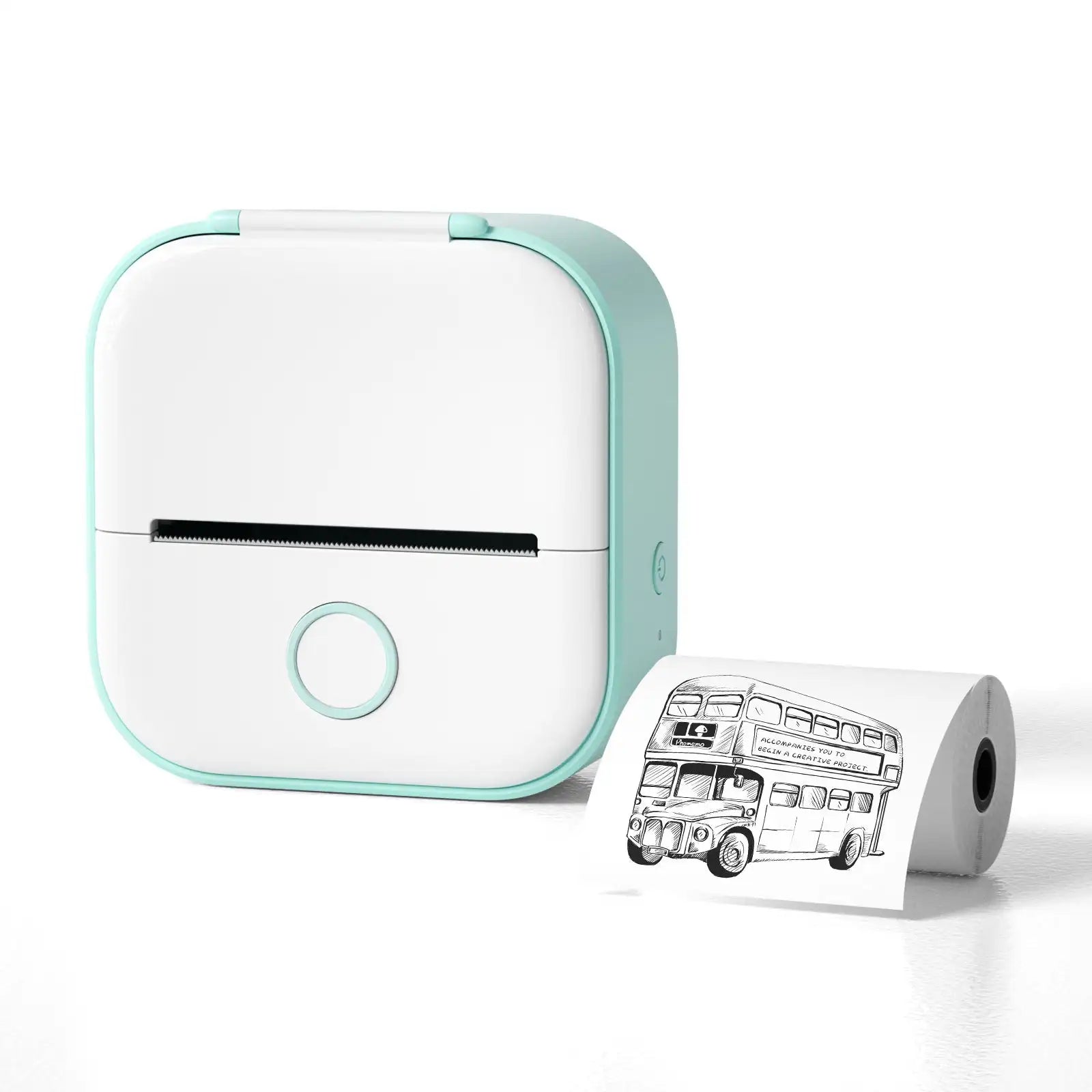 Mini Pocket Printer, Portable Mini Thermal Printer, Wireless Bluetooth Photo Printer, Portable Sticker Printer Diy Scrapbook