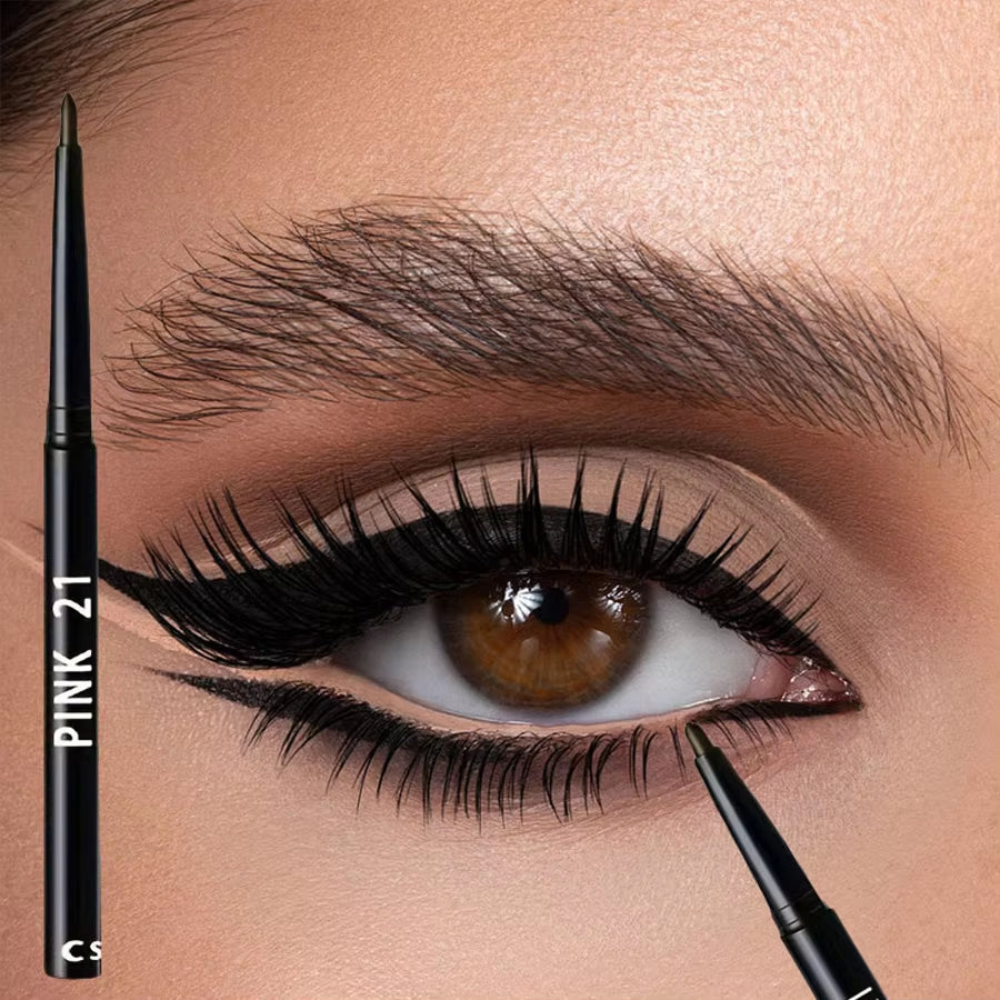 3Pcs Waterproof Black Eyeliner Pencils-Smudge-Proof, Long-Lasting &Beginner-Friendly Eye Makeup