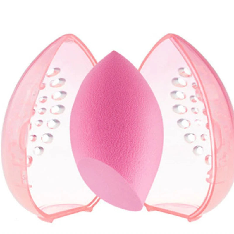 1Pcs Cosmetics Puff Holder Makeup Sponge Box Plastic Protable Waterproof Storage Sponge Beauty Egg Women'S Cosmetics Accessories