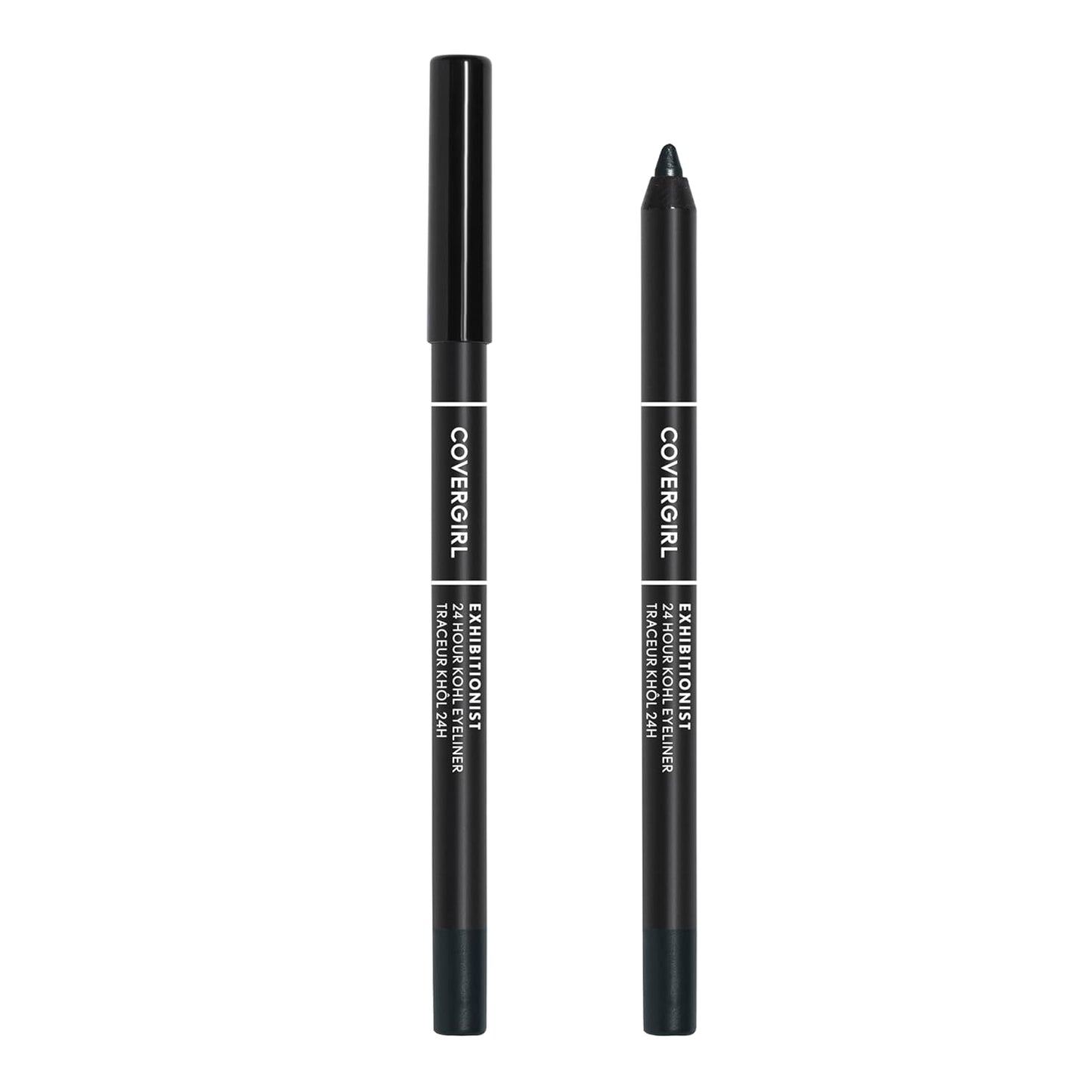 Exhibitionist 24-Hour Kohl Eyeliner, Black, Gel Eyeliner, 0.04 Fl Oz,Black Eyeliner, Long Lasting Eyeliner, Gel Eyeliner Pencil, Glides On, Waterproof Eyeliner