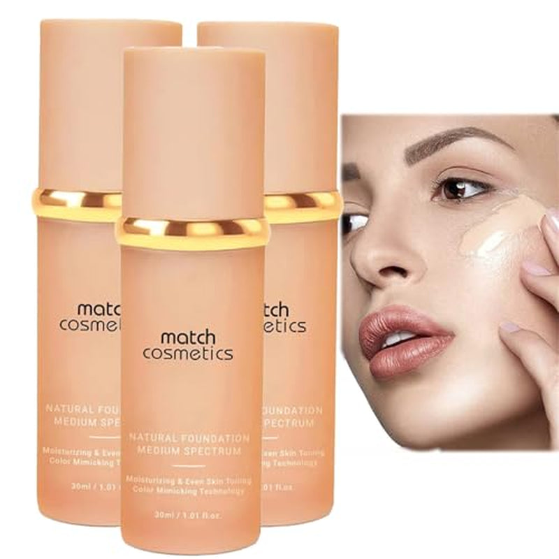 Match Cosmetics Foundation 4 in 1, Match Foundation, Match Cosmetics Foundation, Match Foundation 4 in 1, Match Cosmetics (3 PCS)