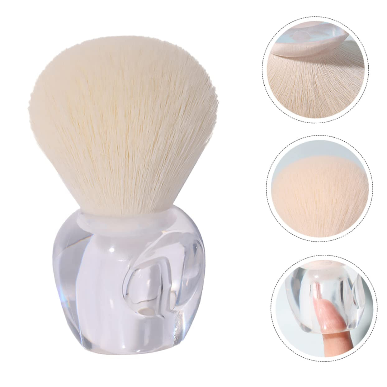 Beauty Makeup Brush Women Cosmetics Brush Foundation Brush Makeup Blush Brush Blending Blush Brush Loose Powder Brush Makeup Brush Tool Brush for Makeup Fluffy Blush Brush