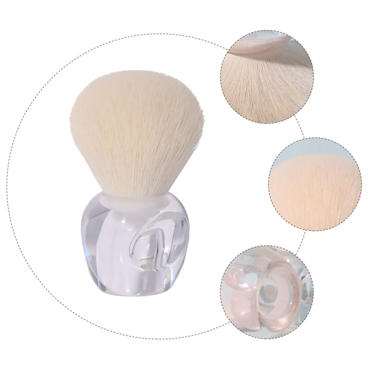 Beauty Makeup Brush Women Cosmetics Brush Foundation Brush Makeup Blush Brush Blending Blush Brush Loose Powder Brush Makeup Brush Tool Brush for Makeup Fluffy Blush Brush