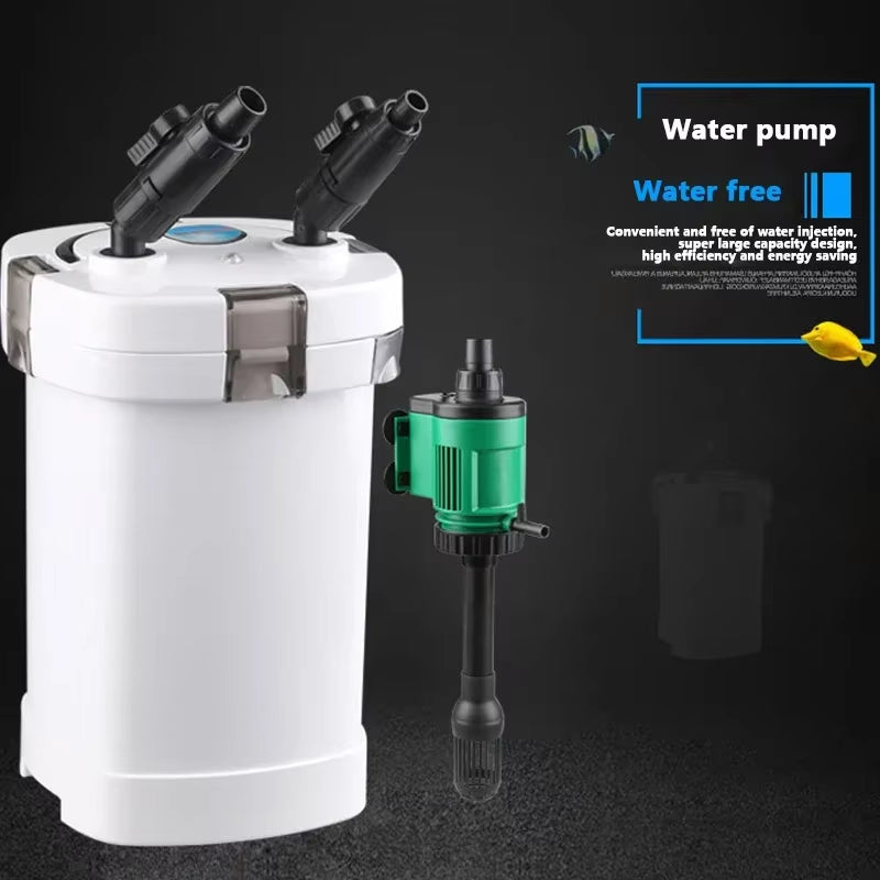 SUN SUN Large Aquarium External Low Water Filter Barrel Water Purification UV Fish Tank External Filter Material Filter Element