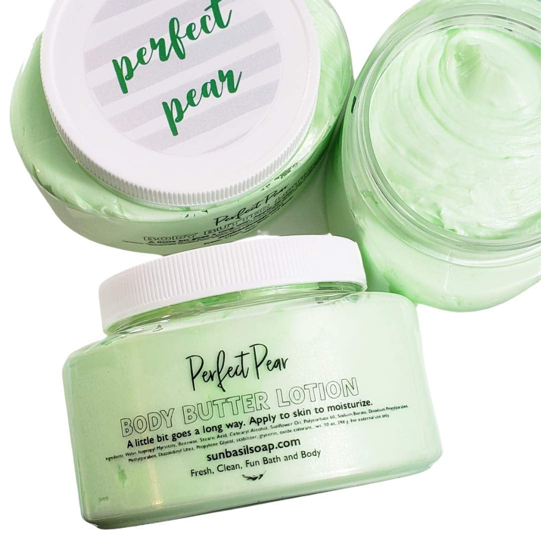 Pear Body Butter. Gifts for Her. Gift for Women. Perfect Pair Whipped Cream Lotion. Moisturizing