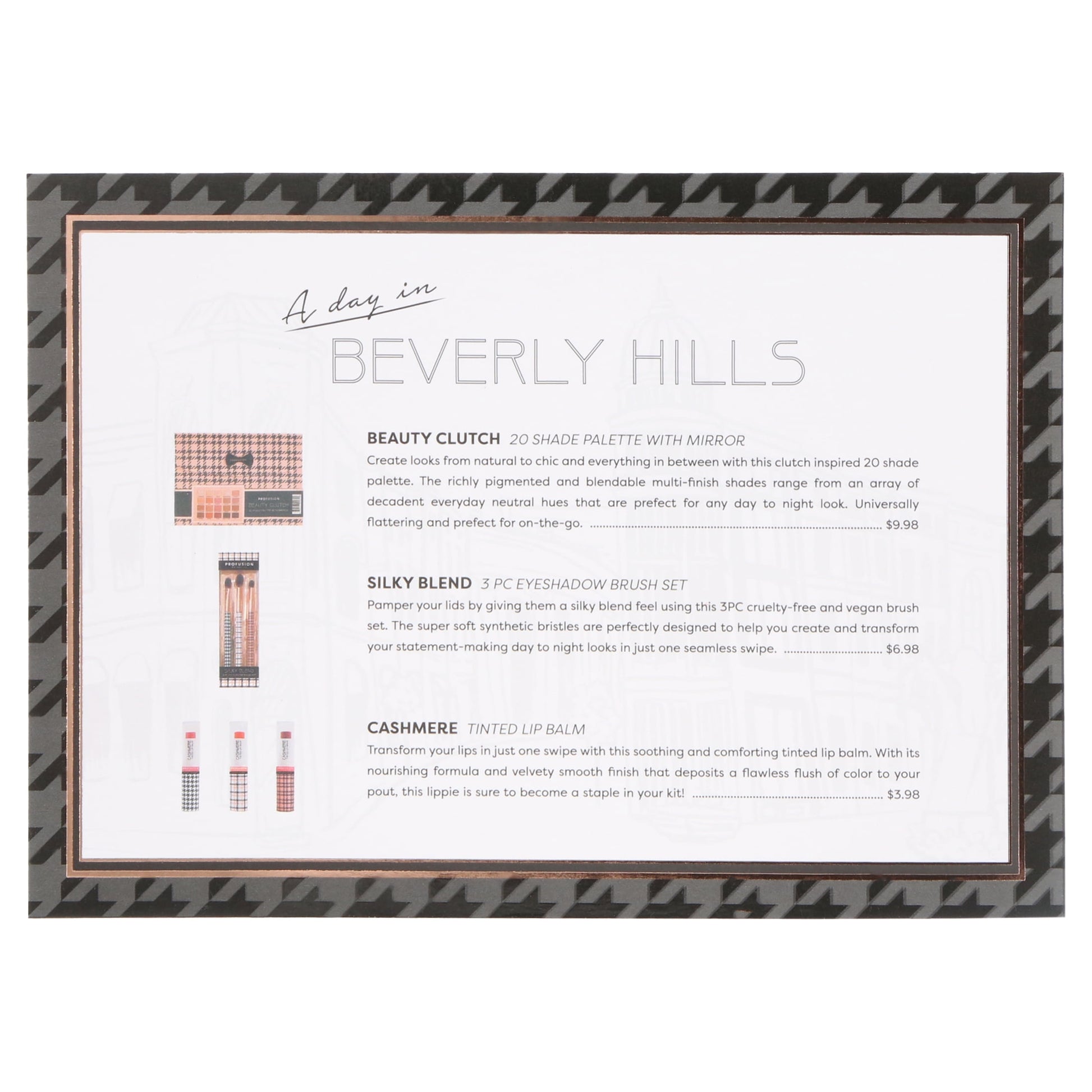 Cosmetics Beverly Hills 5Pc Set