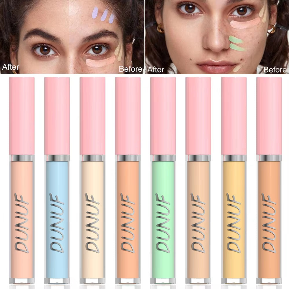 Waterproof Liquid Concealer Full Cover Foundation Makeup Yellow Green Blue Cover Acne Dark Circles Face Contour Cream Cosmetic