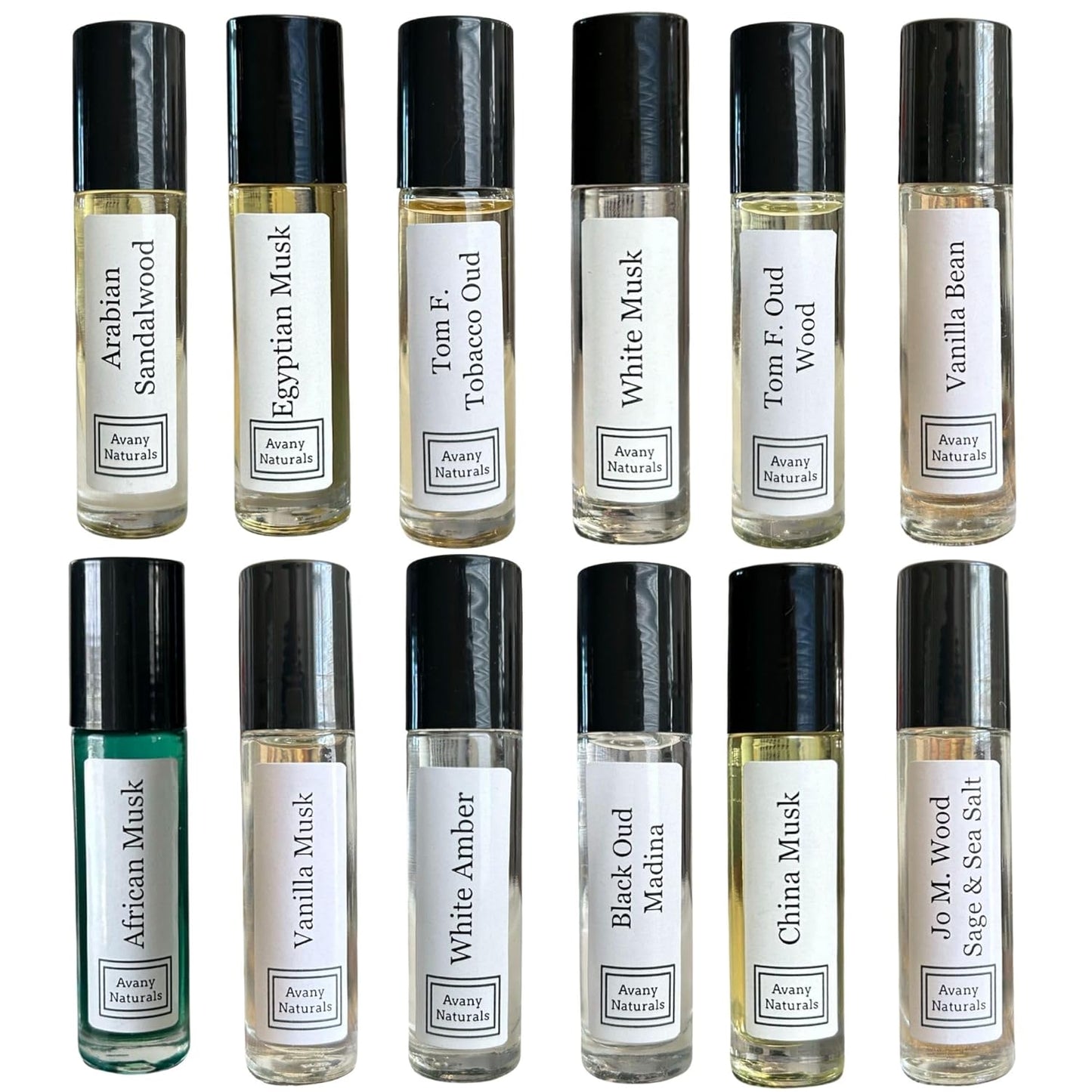 Scented Body Oil - Egyptian Musk Oil, African Musk Body Oil, White Musk - Roll on Perfume for Women, Travel Size Cologne for Men, Fragrance Oil for Skin