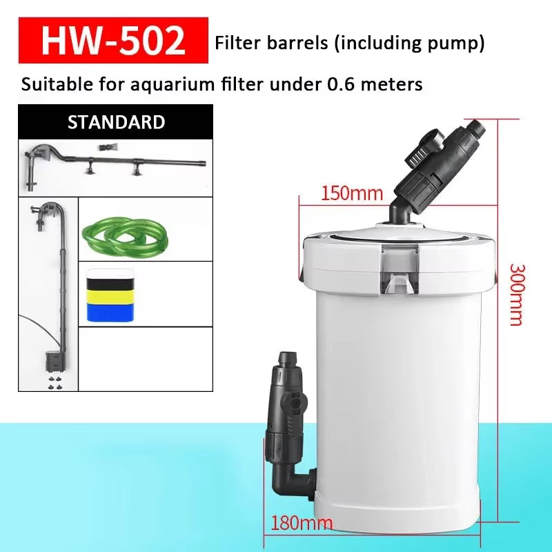 SUN SUN Large Aquarium External Low Water Filter Barrel Water Purification UV Fish Tank External Filter Material Filter Element